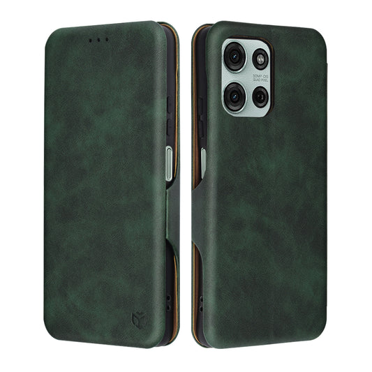 Custodia per Motorola Moto G75, Techsuit, Safe Wallet Plus, Verde