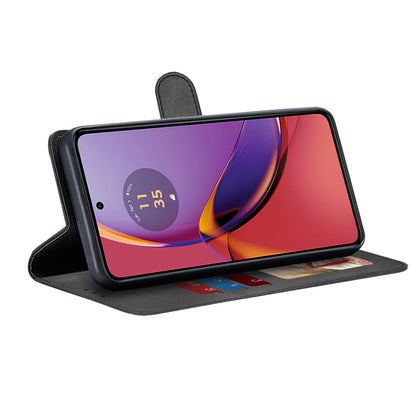 Custodia per Motorola Moto G84, Techsuit, Diary Book, Nera