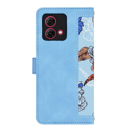 Custodia per Motorola Moto G84, Techsuit, FlipCraft, Blu