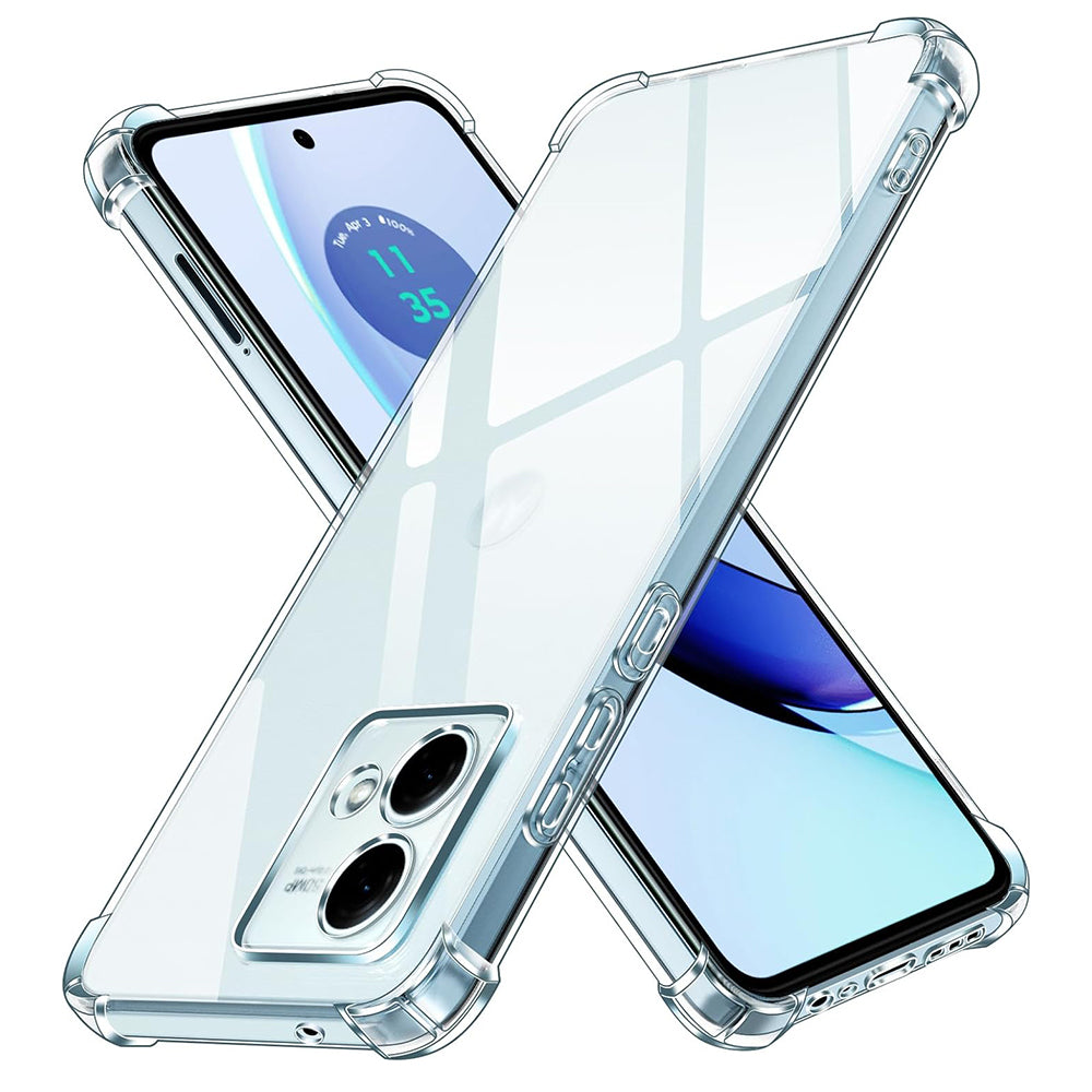 Case for Motorola Moto G84, Techsuit, Shockproof Clear, Transparent