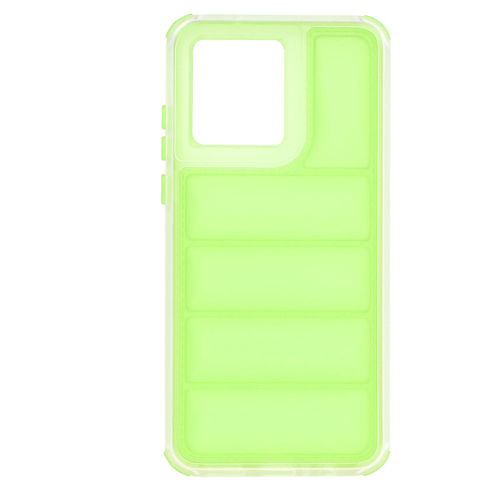 Custodia per Motorola Moto G84, Techsuit, Wave Shield, Verde