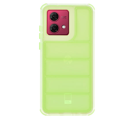 Custodia per Motorola Moto G84, Techsuit, Wave Shield, Verde