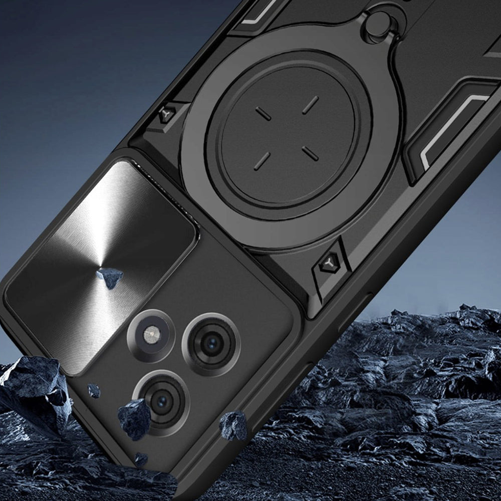 Case for Motorola Moto G86 Power, Techsuit, CamGuard Pro, Black