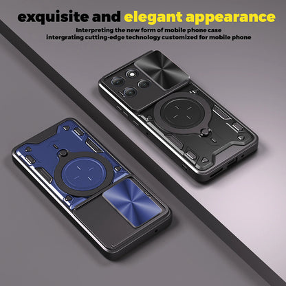 Custodia per Motorola Moto G86, Techsuit, CamGuard Pro, Blu