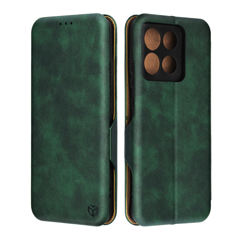 Custodia per Motorola Moto G86, Techsuit, Safe Wallet Plus, Verde
