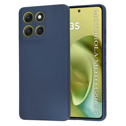 Custodia per Motorola Moto G86, Techsuit, SoftFlex, Blu scuro