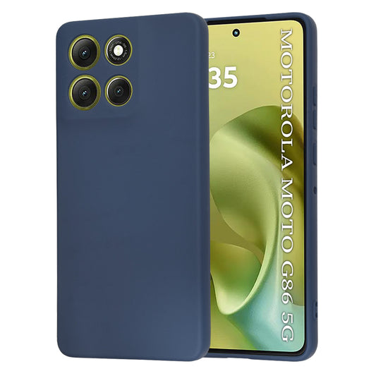 Custodia per Motorola Moto G86, Techsuit, SoftFlex, Blu scuro