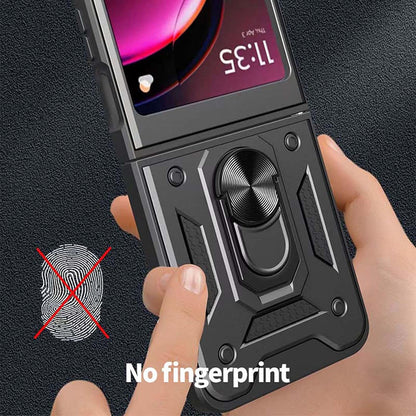 Custodia per Motorola Razr 60 / Razr 50, Techsuit, CamShield, Nera