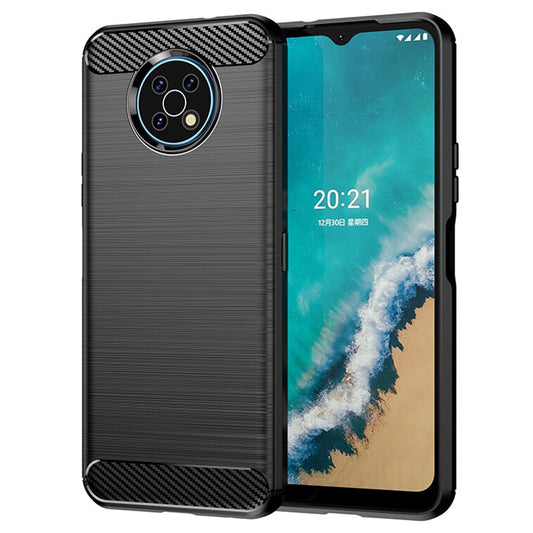 Custodia per Nokia G50, Techsuit, Carbonio, Nera
