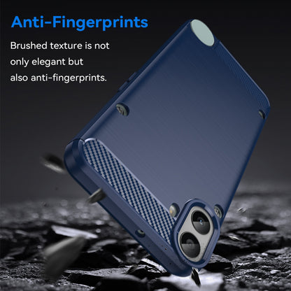 Case for Nothing CMF Phone 1, Techsuit, Carbon, Blue