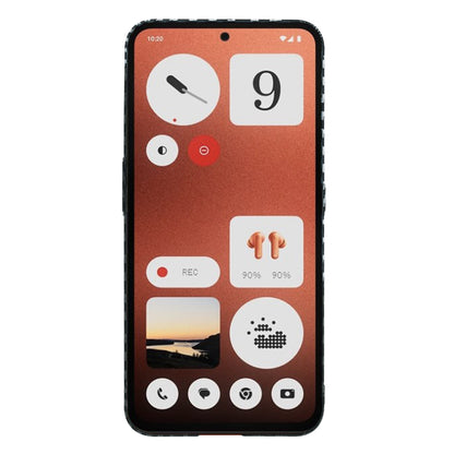 Custodia per Nothing CMF Phone 1, Techsuit, Carbonite FiberShell, Nero Grigio