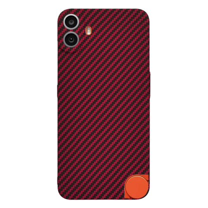 Case for Nothing CMF Phone 1, Techsuit, Carbonite FiberShell, Red