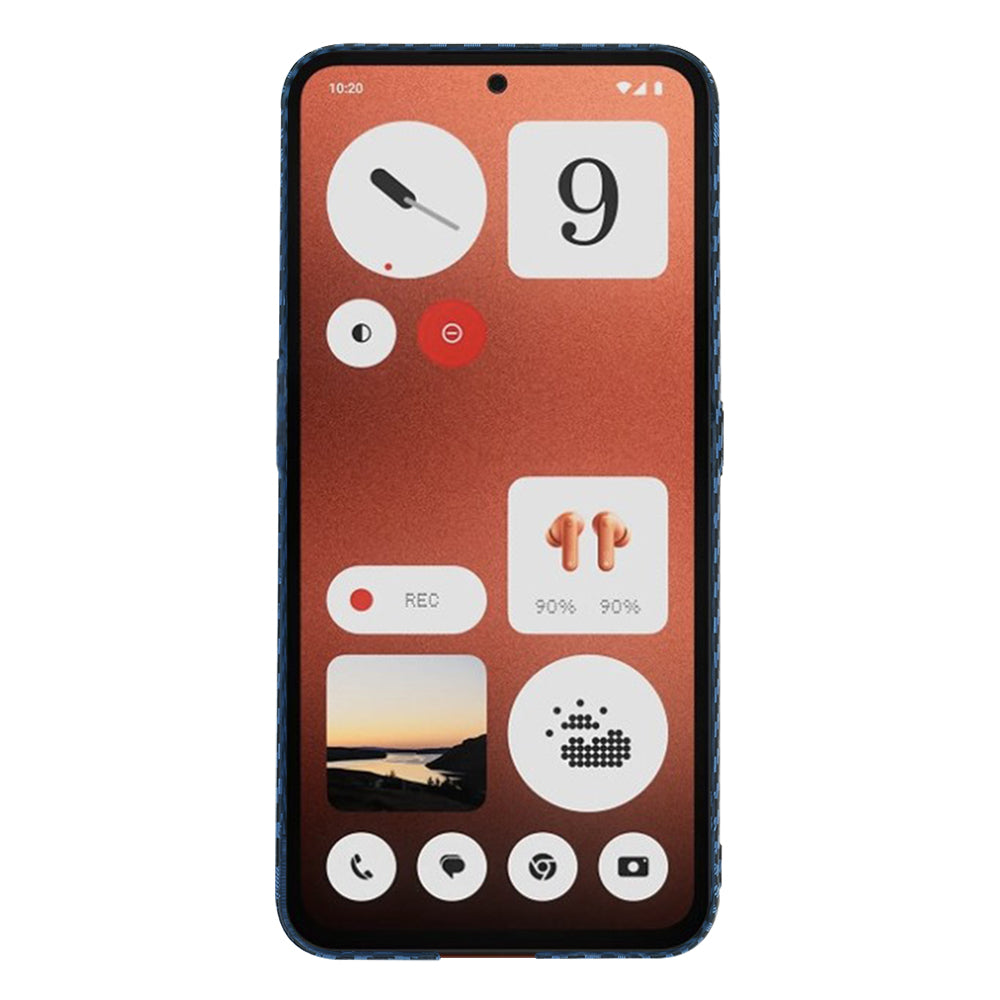 Custodia per Nothing CMF Phone 1, Techsuit, Carbonite FiberShell, Turchese