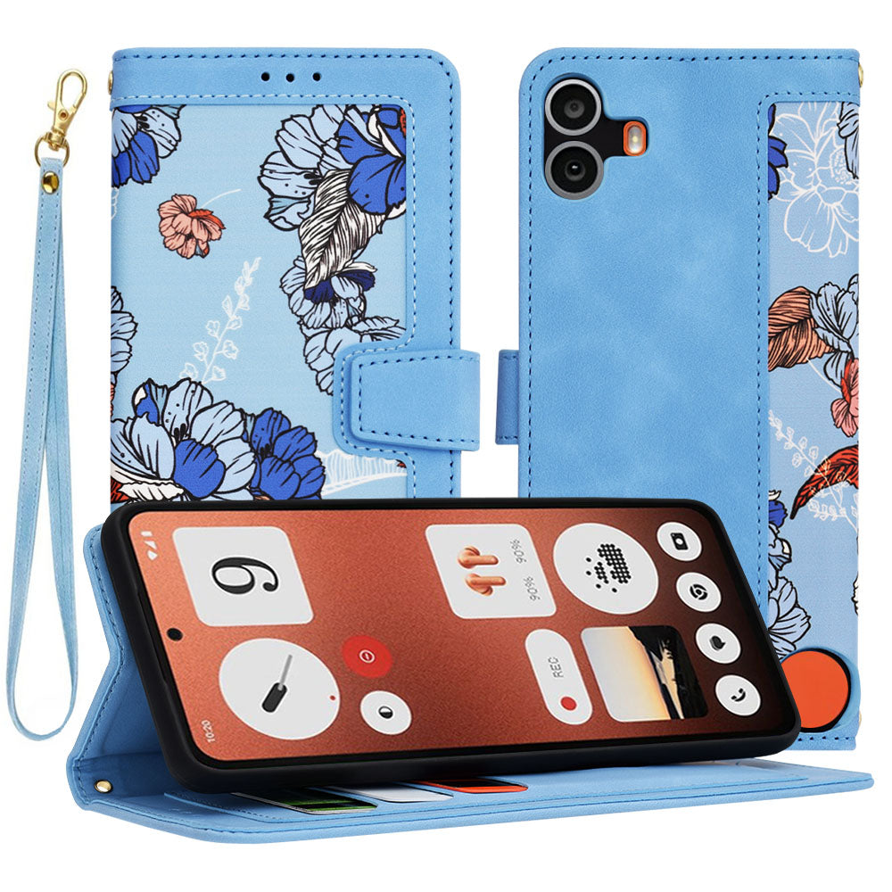 Custodia per Nothing CMF Phone 1, Techsuit, FlipCraft, Blu