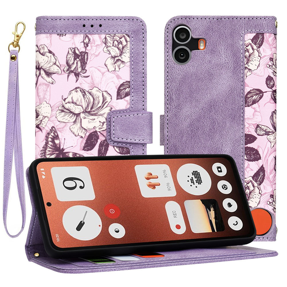Custodia per Nothing CMF Phone 1, Techsuit, FlipCraft, Viola