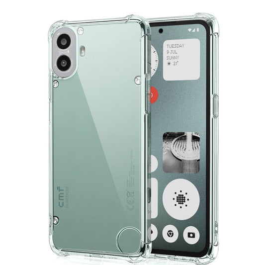 Custodia per Nothing CMF Phone 1, Techsuit, Shockproof Clear, Trasparente