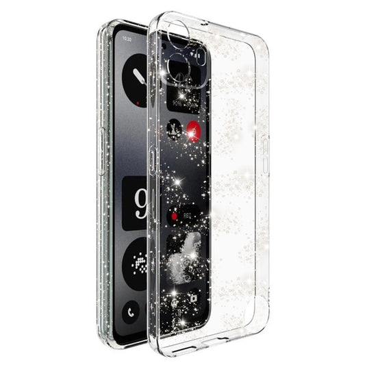 Custodia per Nothing CMF Phone 1, Techsuit, SparkleSkin, Trasparente