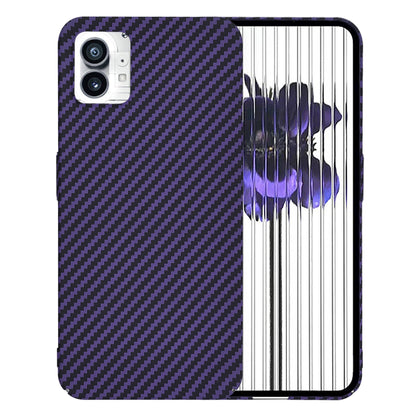 Custodia per Nothing Phone (1), Techsuit, Carbonite FiberShell, Viola