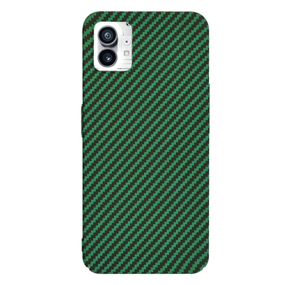 Custodia per Nothing Phone (1), Techsuit, Carbonite FiberShell, Verde