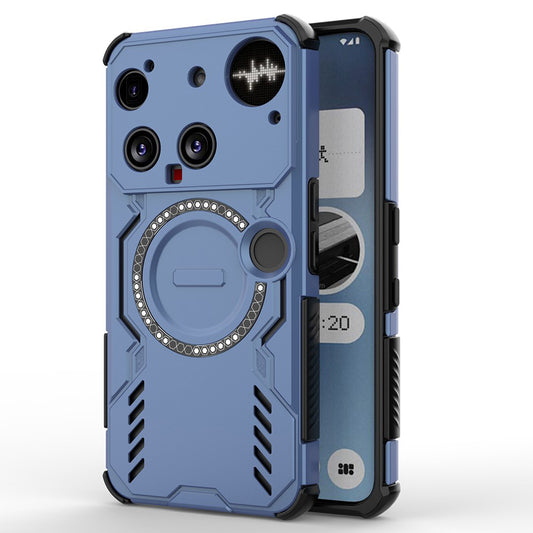 Custodia MagSafe per Nothing Phone (3), Techsuit, ArmorMag, Blu
