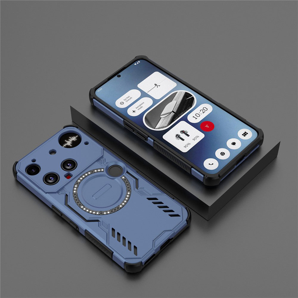 Custodia MagSafe per Nothing Phone (3), Techsuit, ArmorMag, Blu