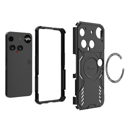 MagSafe Case for Nothing Phone (3), Techsuit, ArmorMag, Black