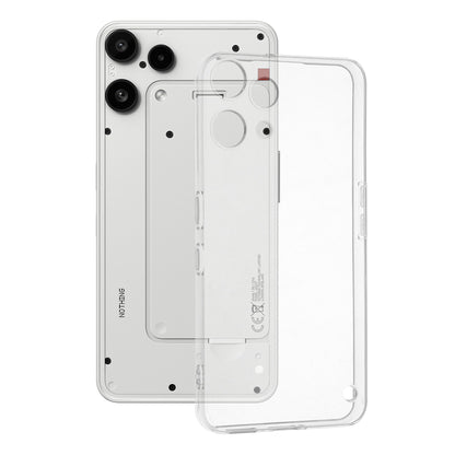 Custodia per Nothing Phone (3a) Lite, Techsuit, Clear, Trasparente