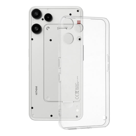 Custodia per Nothing Phone (3a) Lite, Techsuit, Clear, Trasparente