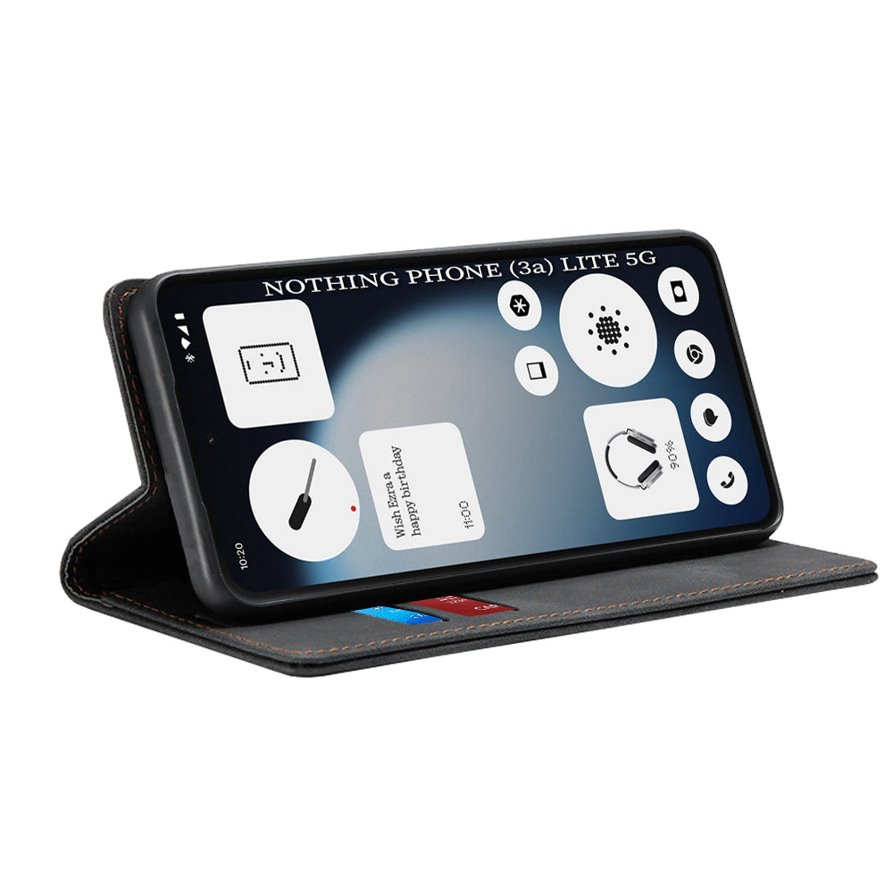 Custodia per Nothing Phone (3a) Lite, Techsuit, Confy, Nera