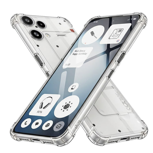 Custodia per Nothing Phone (3a) Lite, Techsuit, Shockproof Clear, Trasparente
