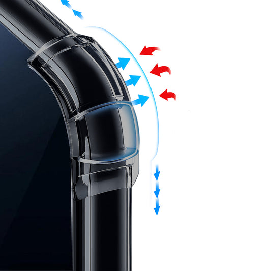 Custodia per Nothing Phone (3a) Lite, Techsuit, Shockproof Clear, Trasparente