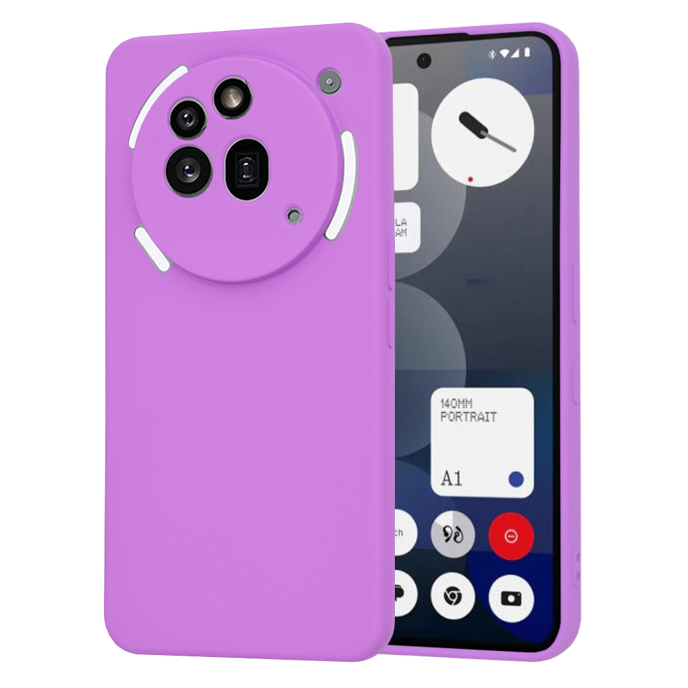 Custodia per Nothing Phone (3a) Pro, Techsuit, SoftFlex, Viola