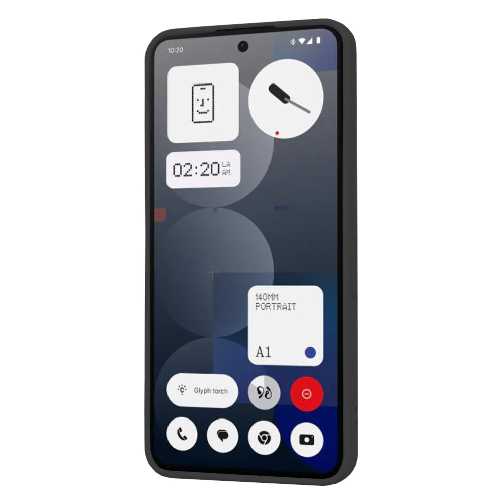 Custodia per Nothing Phone (3a) Pro, Techsuit, SoftFlex, Nera