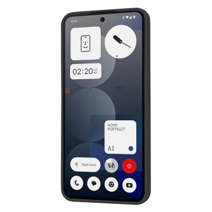 Custodia per Nothing Phone (3a) Pro, Techsuit, SoftFlex, Nera