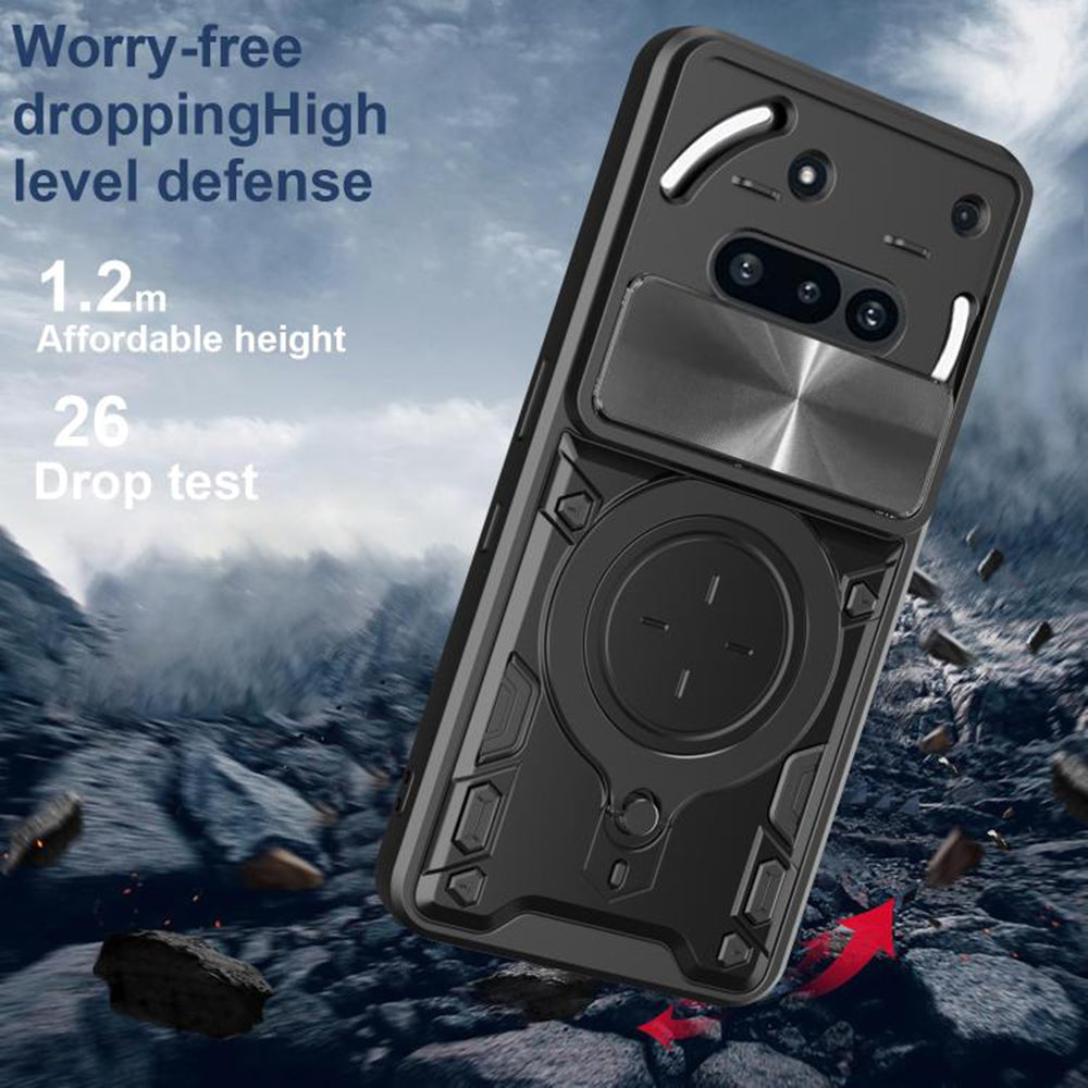 Custodia per Nothing Phone (3a), Techsuit, CamGuard Pro, Nera