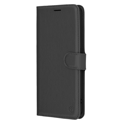 Custodia per Nothing Phone (3a), Techsuit, Leather Folio, Nera