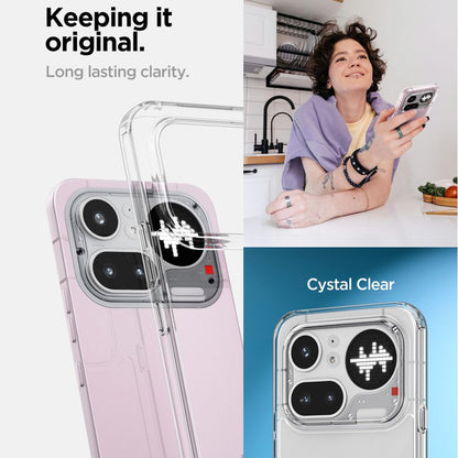 Custodia per Nothing Phone (4a) Pro, Spigen, Ultra Hybrid, Trasparente ACS11632