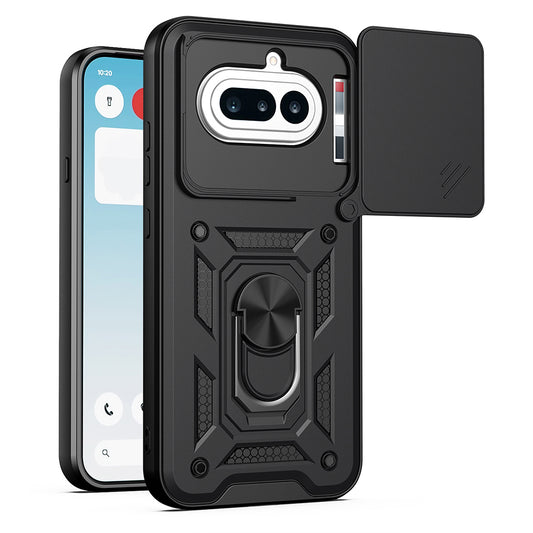 Custodia per Nothing Phone (4a), Techsuit, CamShield, Nera