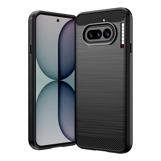 Custodia per Nothing Phone (4a), Techsuit, Carbonio, Nera