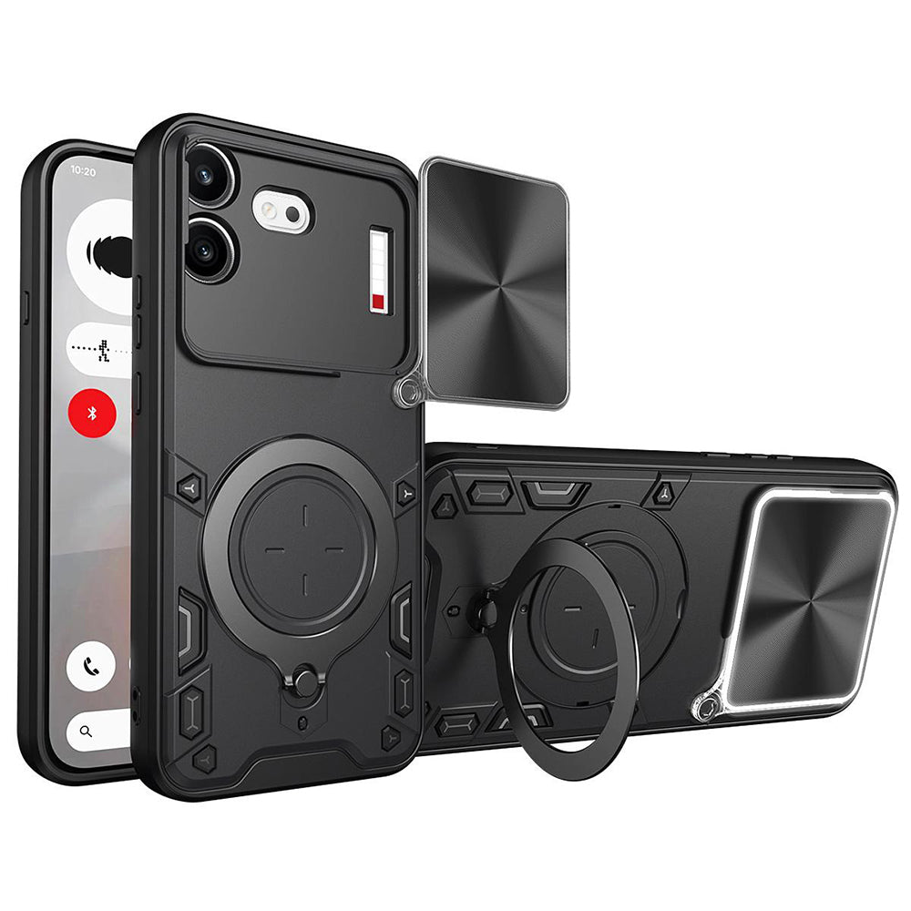Custodia per Nothing Phone (4b), Techsuit, CamGuard Pro, Nera