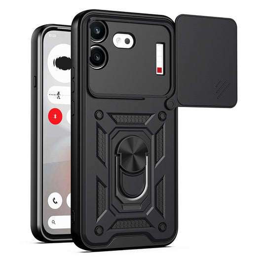 Custodia per Nothing Phone (4b), Techsuit, CamShield, Nera