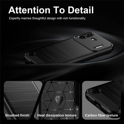 Case for Nothing Phone (4b), Techsuit, Carbon, Black