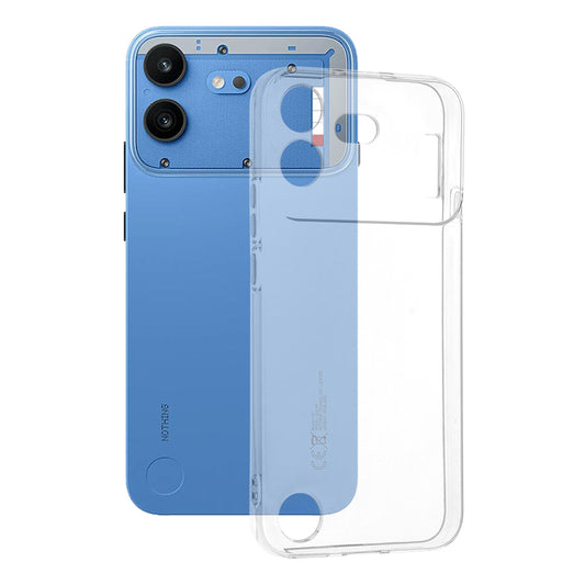 Custodia per Nothing Phone (4b), Techsuit, Chiara, Trasparente