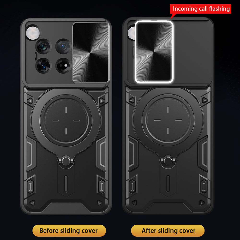Custodia per OnePlus 12, Techsuit, CamGuard Pro, Nera