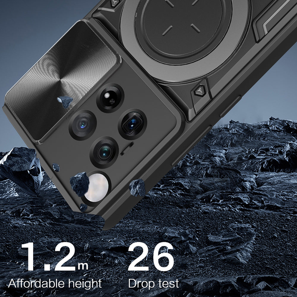 Custodia per OnePlus 12, Techsuit, CamGuard Pro, Nera