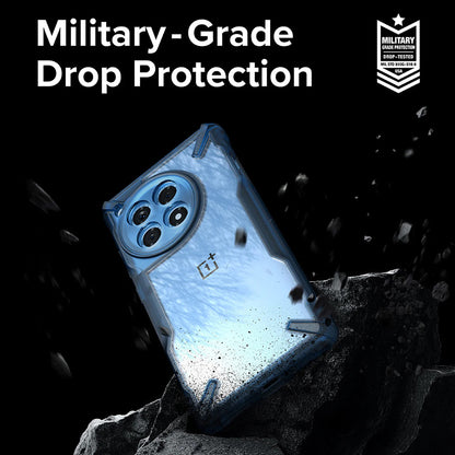 Custodia per OnePlus 12R, Ringke, Fusion X, Blu