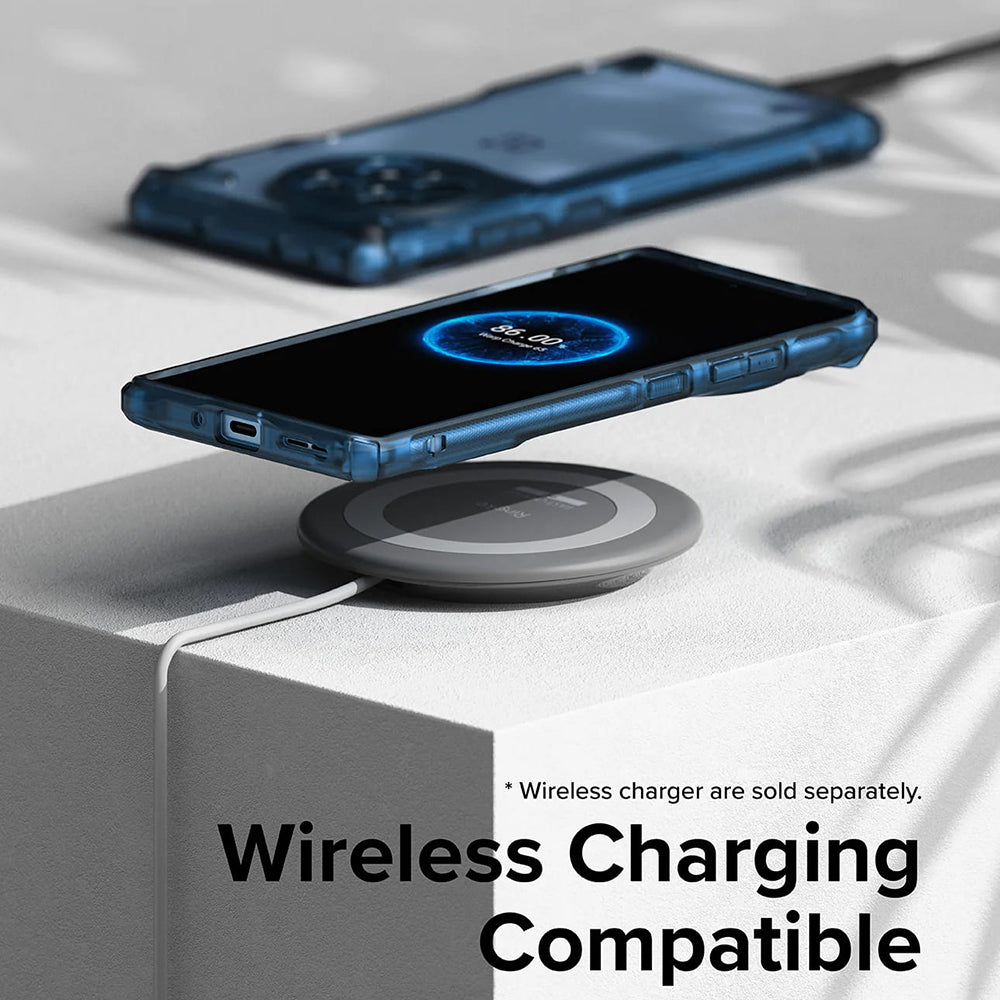 Custodia per OnePlus 12R, Ringke, Fusion X, Blu