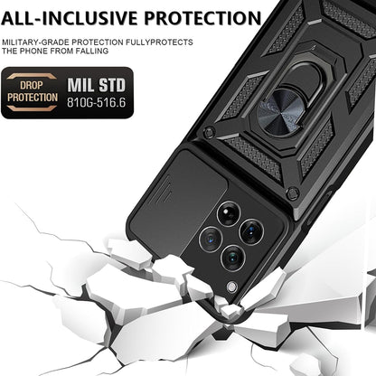 Custodia per OnePlus 12R, Techsuit, CamShield, Nera