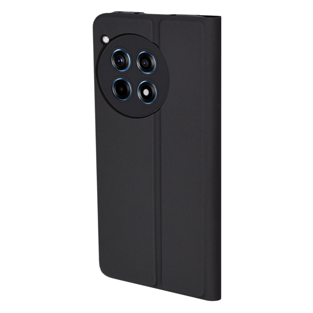 Custodia per OnePlus 12R, Techsuit, Magskin Book, Nera