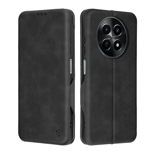 Custodia per OnePlus 12R, Techsuit, Safe Wallet Plus, Nera